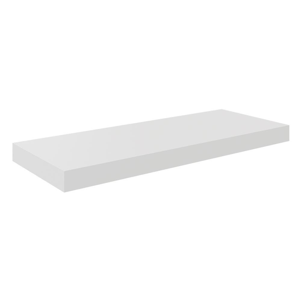 Repisa Flotante de Mdf 60 X 23.5 Cm - Varios Colores Blanco