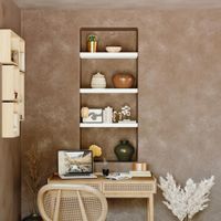 Repisa de Mdf Blanca 60X23.5X3.8 Cm - Spaceo