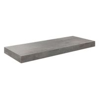 Repisa de Mdf Gris Plateado 60X23.5X3.8 Cm - Spaceo
