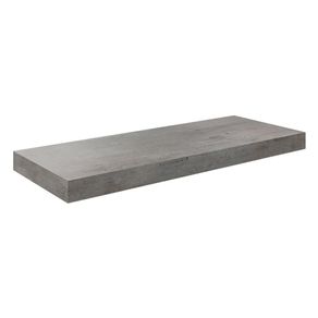 Repisa de Mdf Gris Plateado 60X23.5X3.8 Cm - Spaceo