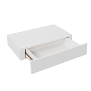 Gaveta de Mdf Blanca 40X8X25 Cm - Spaceo