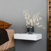 Gaveta de Mdf Blanca 40X8X25 Cm - Spaceo
