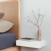Gaveta de Mdf Blanca 40X8X25 Cm - Spaceo