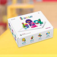 Set De 18 Latas De Arcilla Monstruos - Hey Clay