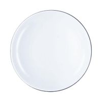 Plato para Cena de Vidrio Templado 10.2 Plg