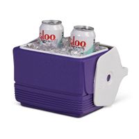 Hielera Mini Retro Blanco y Morado - Igloo