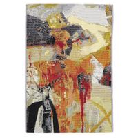 Set de 2 Alfombras Corredor Gobelin Multicolor 140X200 y 60X100 Cm - Viva