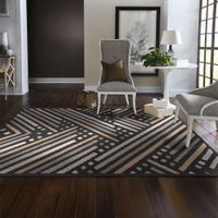 Combo de 3 Alfombras Carter 120X180 y 2 de 50X90 Cm - Viva