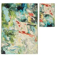 Set de 2 Alfombras Corredor Gobelin de 140X200 y 60X100 Cm - Viva