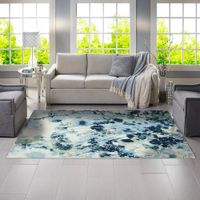 Set de 2 Alfombras Corredor Gobelin Multicolor de 140X200 y 60X100 Cm - Viva