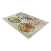 Set 2 Alfombras Corredor Gobelin Hojas 140X200 + 60X100 Cm - Viva