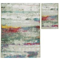 Set 2 Alfombras Corredor Gobelin Multicolor de 140X200 y 60X100 Cm - Viva
