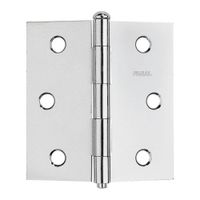 Bisagra Cromada Tipo Libro de 3X3 Plg - Fanal
