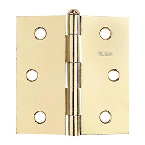 Bisagra Dorada Tipo Libro de 3X3 Plg - Fanal