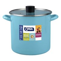 Olla Recta Alta Aqua Bay con Tapa 7.5 L - Cinsa