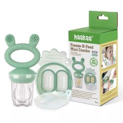 Combo Mini Freeze-N-Feed Congela y Alimenta Verde - Haakaa