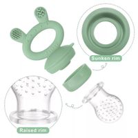 Combo Mini Freeze-N-Feed Congela y Alimenta Verde - Haakaa
