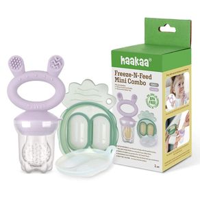 Combo Mini Freeze-N-Feed Congela y Alimenta Lavanda - Haakaa