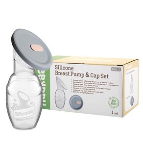 Set de Colector y Extractor de Leche de Silicona 100 Ml - Haakaa