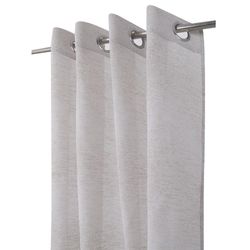 Cortina Jacquard Beige 140X240 Cm - Viva
