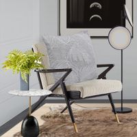 Funda Jacqard Gris Hojas para Cojín 45x45 Cm - Viva