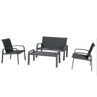 Set para Exterior Elyn Grafito 5 Pzas - Hesperide