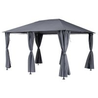 Toldo Santorini Plateado 4x3 M - Hesperide