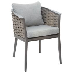 Silla de Exterior Bruno Aluminio 61x63x73.5 Cm - Hesperide