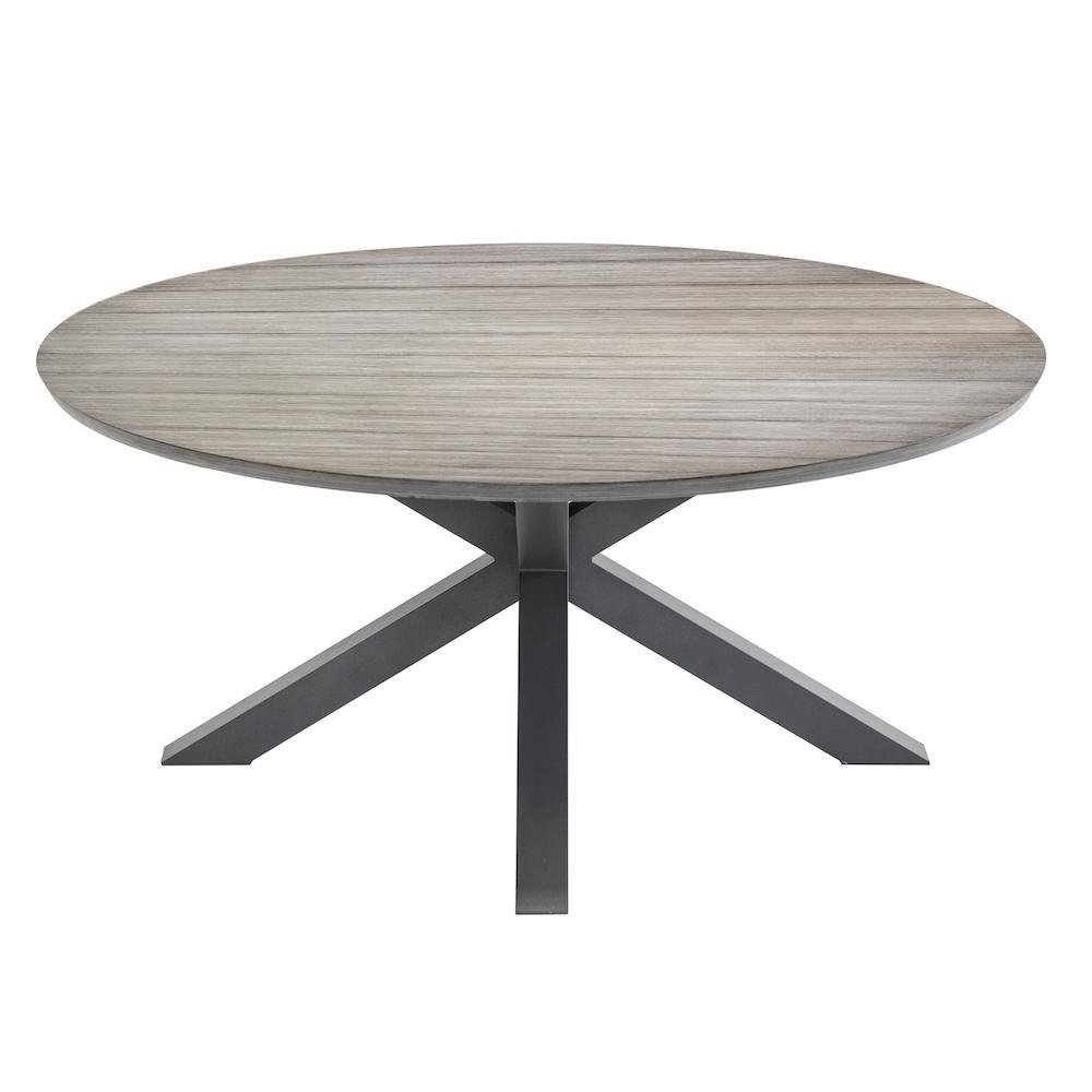 Mesa de Aluminio Bruno para 8 Personas 160 x 75.5 cm