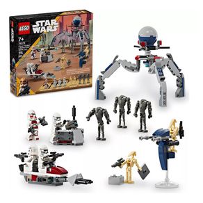 Pack de Combate Soldado Clon y Droide 75372 215 Pzas - Lego