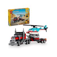 Camión Plataforma Con Helicóptero 31146 270 Pzas - Lego