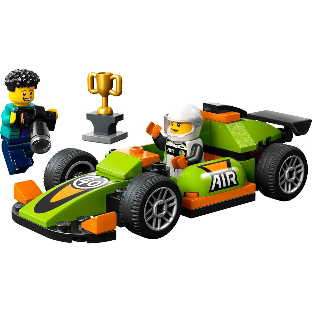 LEGO City Auto Deportivo de Carreras Verde #60399 de 56 Piezas