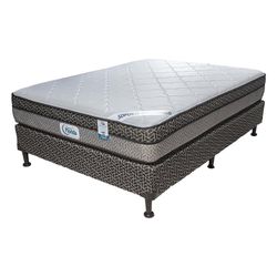 Set de Cama Colchón + Base Euro Plus - Florida Varios Tamaños