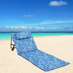 Silla de Playa Azul 53X155 Cm - Zmobili