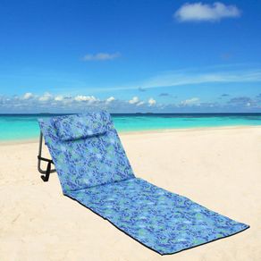 Silla de Playa Azul 53X155 Cm - Zmobili