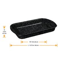 Charola para Asar y Hornear 41X25X6.5 Cm - Cinsa