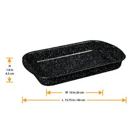 Charola para Asar y Hornear 41X25X6.5 Cm - Cinsa