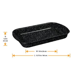 Charola para Asar y Hornear 41X25X6.5 Cm - Cinsa