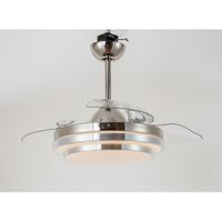 Ventilador de Techo Retráctil Led Control Remoto - Zlumini