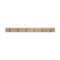 Set de 6 Colgadores de Cocina Nogal Americano 3.2x37x3 Cm - Inofix
