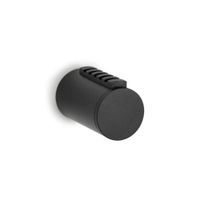 Colgador Cilíndrico Negro Mate 3.4x3.1x5.2 Cm - Inofix