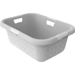 Canasta Solida Gris para Lavandería de 50 Lts - Jive