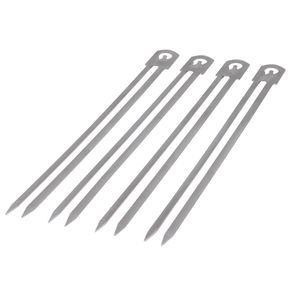 Set de Pinchos de Acero Inoxidable 4 Unidades - Char-broil