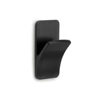 Colgador Resistente al Agua Negro Mate 6x3x2.5 Cm - Inofix