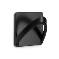 Colgador Resistente al Agua Negro Mate 6.5x6.5x4.5 Cm - Inofix