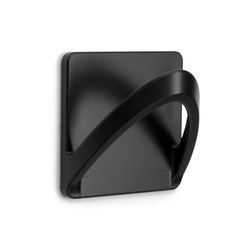 Colgador Resistente al Agua Negro Mate 6.5x6.5x4.5 Cm - Inofix
