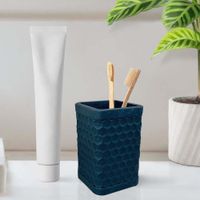 Vaso para Baño Plástico Negro Mate - Viva