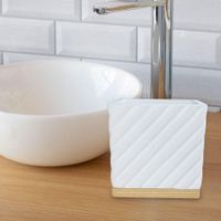 Vaso para Baño Plástico Blanco Mate - Viva