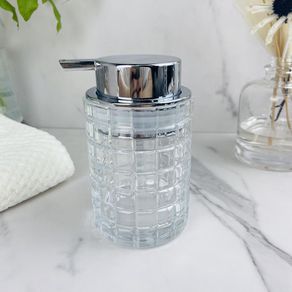 Dispensador de Jabón Plástico Transparente 280 Ml - Viva