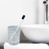 Vaso para Baño Plástico Transparente - Viva